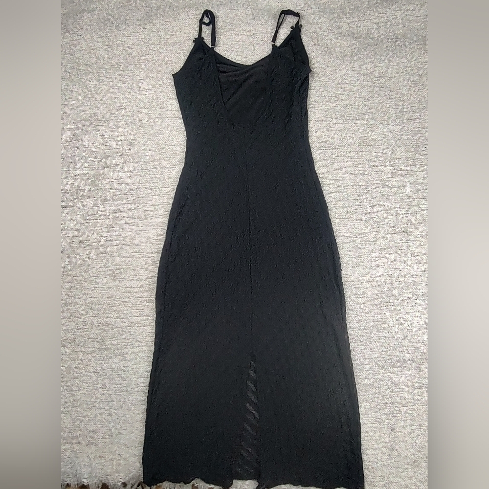 Wild Fable Black Midi Dress S Slip - Picture 3 of 3